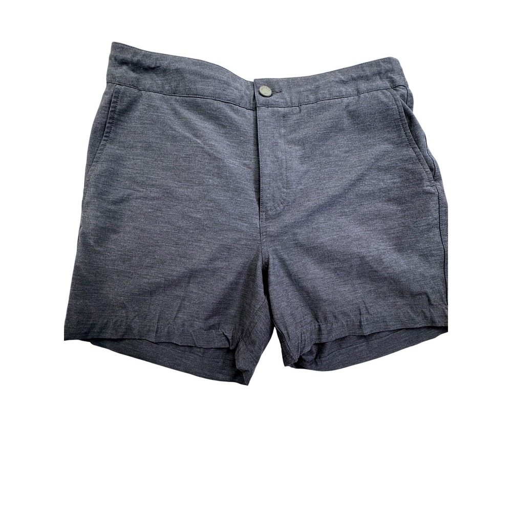 Faherty All Day Shorts Mens 31 Charcoal Gray Heather Hybrid Stretch athletic